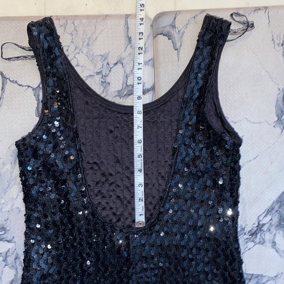 Women’s Little BLACK Dress, Fredricks of Hollywood Sequined SEXY🔥SHAPELY size M - Picture 13 of 16